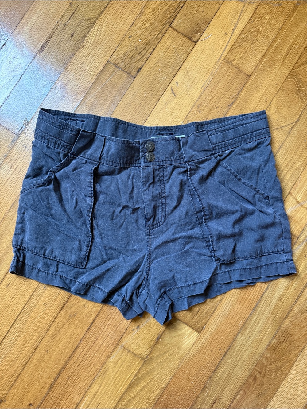 Free People Navy Blue Cargo Shorts